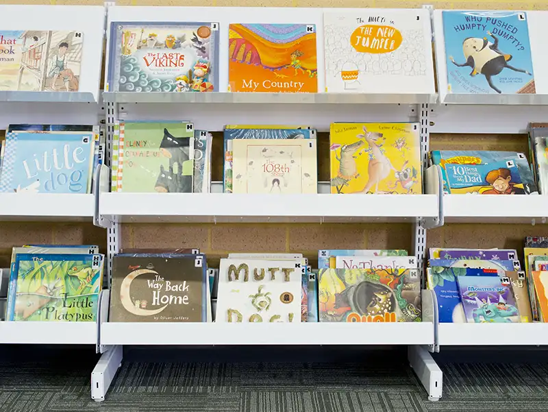 Front facing browser book display