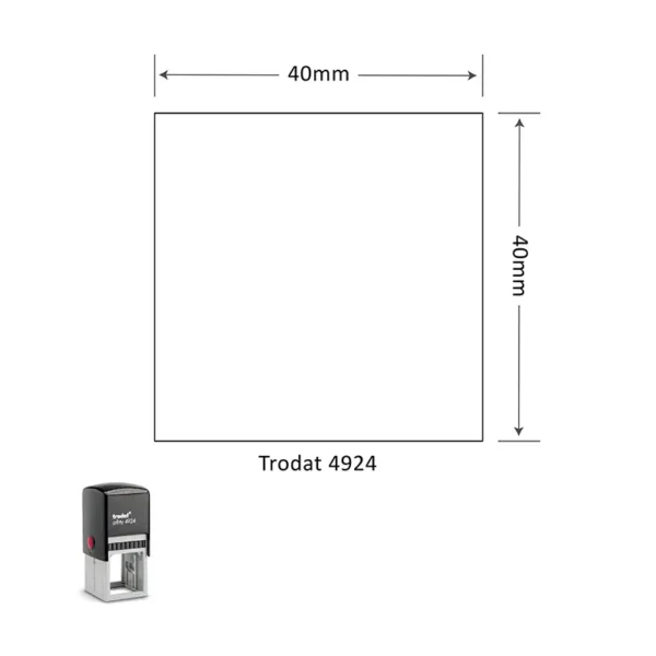 Custom Stamp Trodat 4924