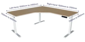Elevate L Shape Desk Dimensions