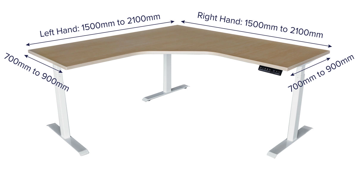 Elevate L Shape Desk Dimensions
