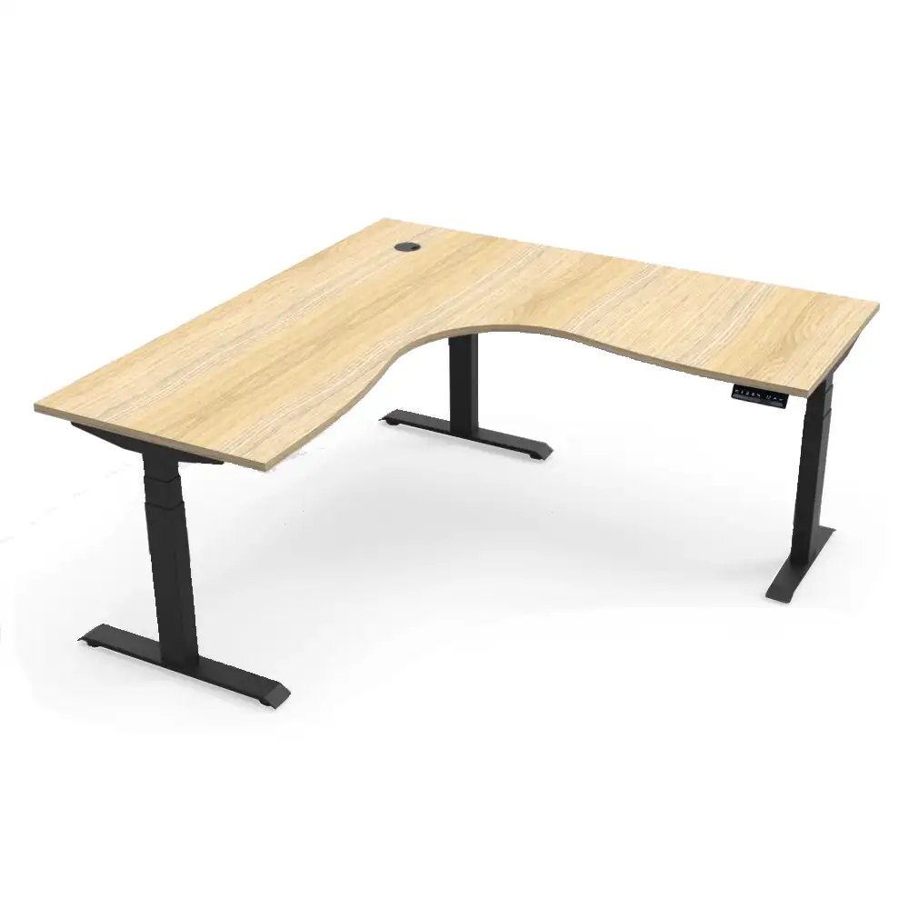 Elevate sit stand electric desk With Standard Desktop