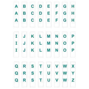 Fiction Divider Sticker Set D2