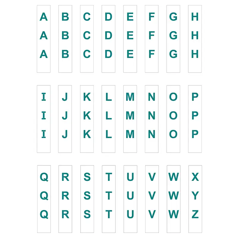 Fiction Divider Sticker Set D2