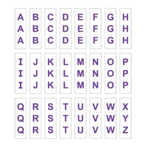 Fiction Hydestor Block Sticker Sign Set Design2