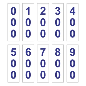 Non Fiction Divider Set Coloured Letters