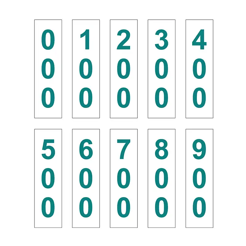 Non Fiction Hydestor Block Sticker Sign Set Design2