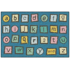 1737 Alphabet Blocks Valueplus Classroom Seating Rug