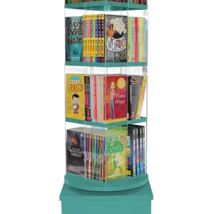 2594 Library book display Spinner Teal