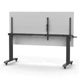 Boost Crank Flip Top Table White Frame White Top Storage