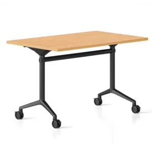 Typhoon Flip Table Beech Top All Black Frame