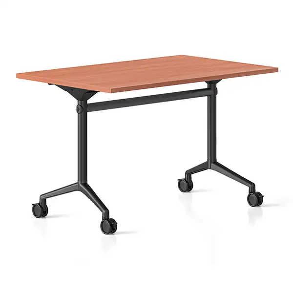 Typhoon Flip Table Cherry Top All Black Frame