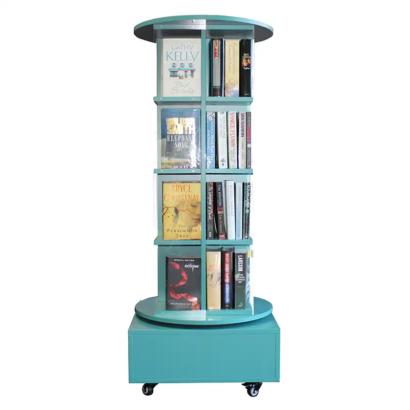 Display Paperback Book Spinner Teal Main 2621