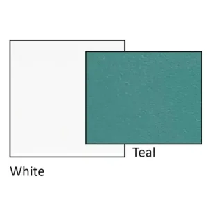 White And Teal